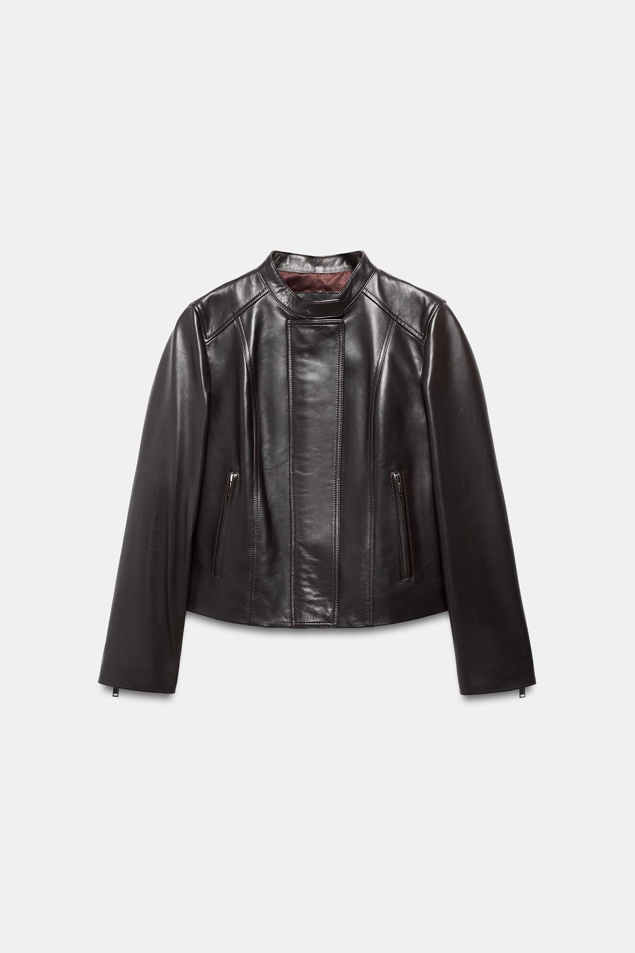 100% LEATHER JACKET ZW COLLECTION LIMITED EDITION